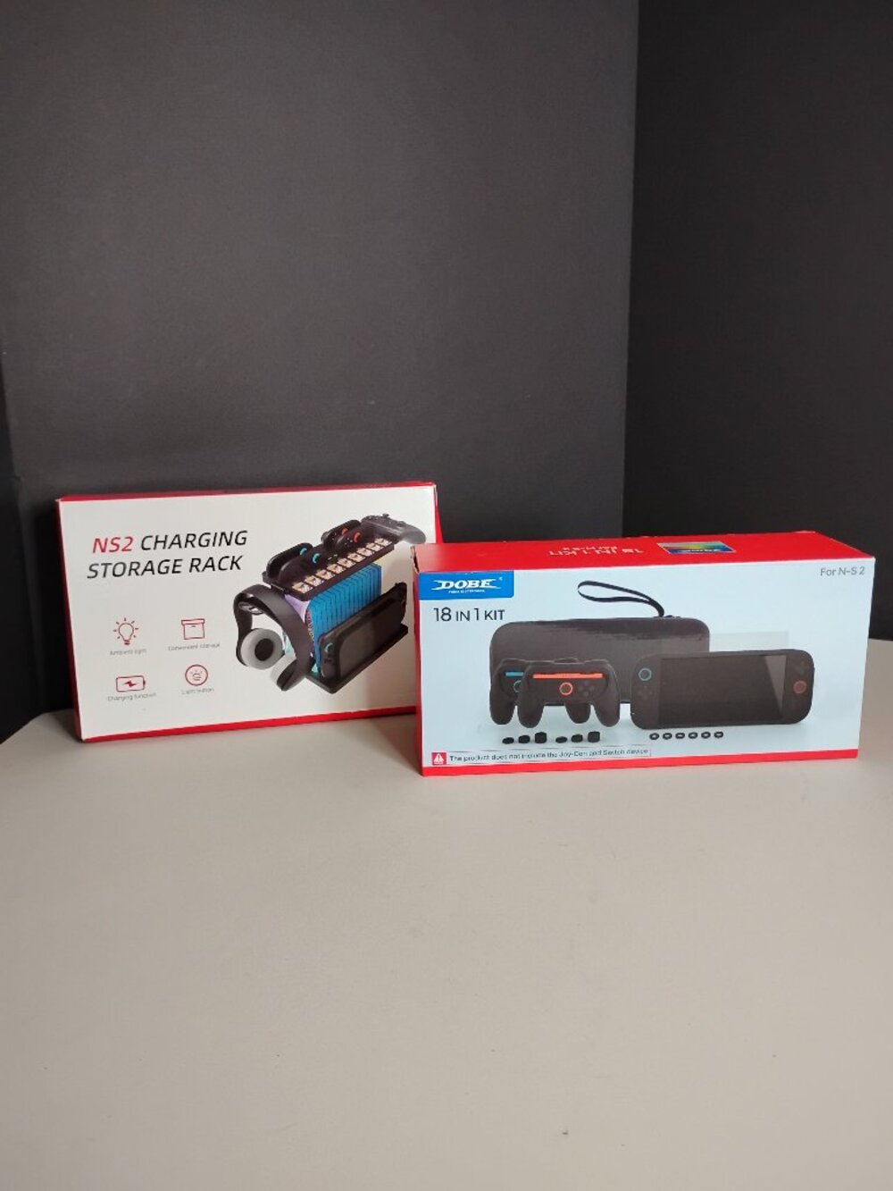 Nintendo Switch 2 18-in-1 Kit By Dobe & Storage Dock Charging Station